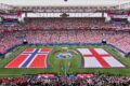 Ascolti tv 11 luglio 2026: Boom Norvegia-Inghilterra (47.4%) dalle 23, ottimo Champagne (7.3) e La Promessa (6.8%). Affari Tuoi Mundial al 26%, insegue La Ruota (24%)